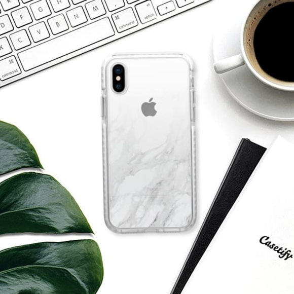 Casetify iPhone X Gradient Marble Impact Case